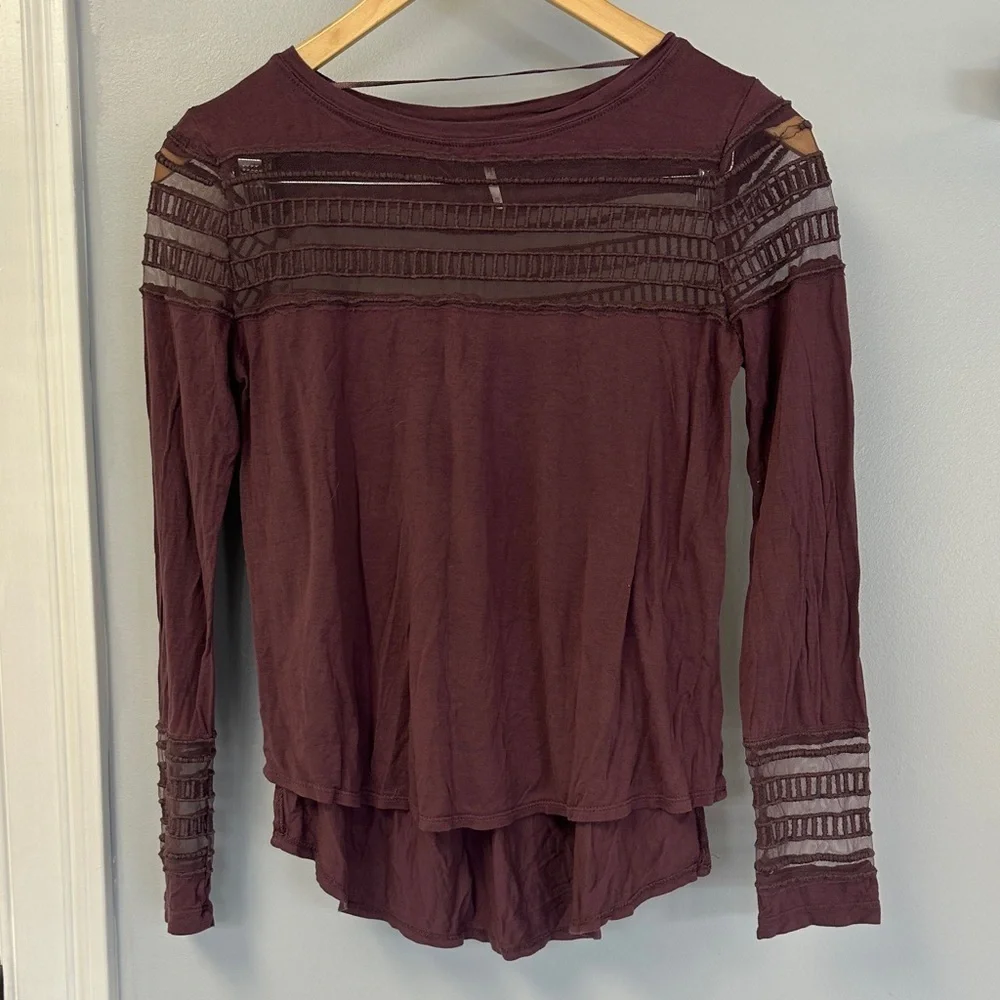 Free People Long Sleeve Tee